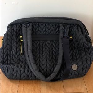 Happ Paige carryall diaper bag navy